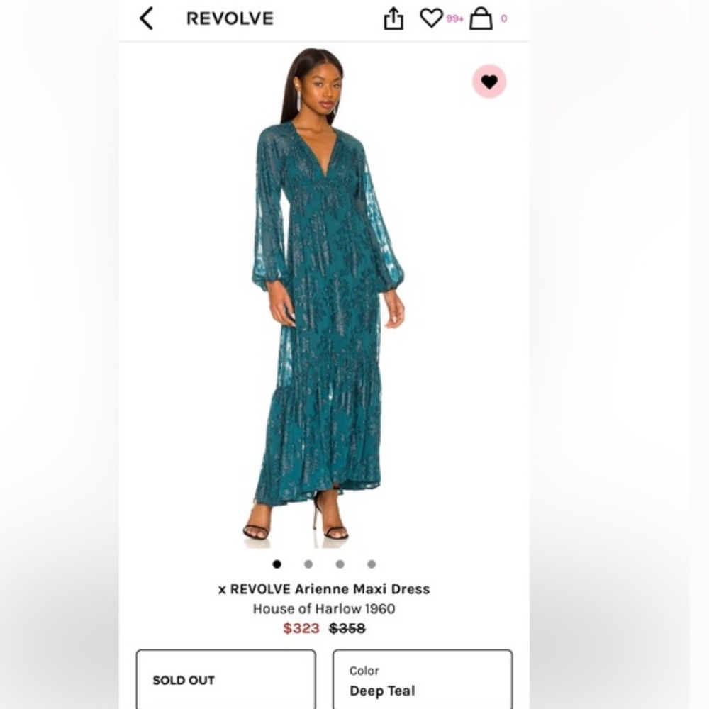 REVOLVE x House‎ of Harlow Arienne maxi dress - Picture 3 of 11